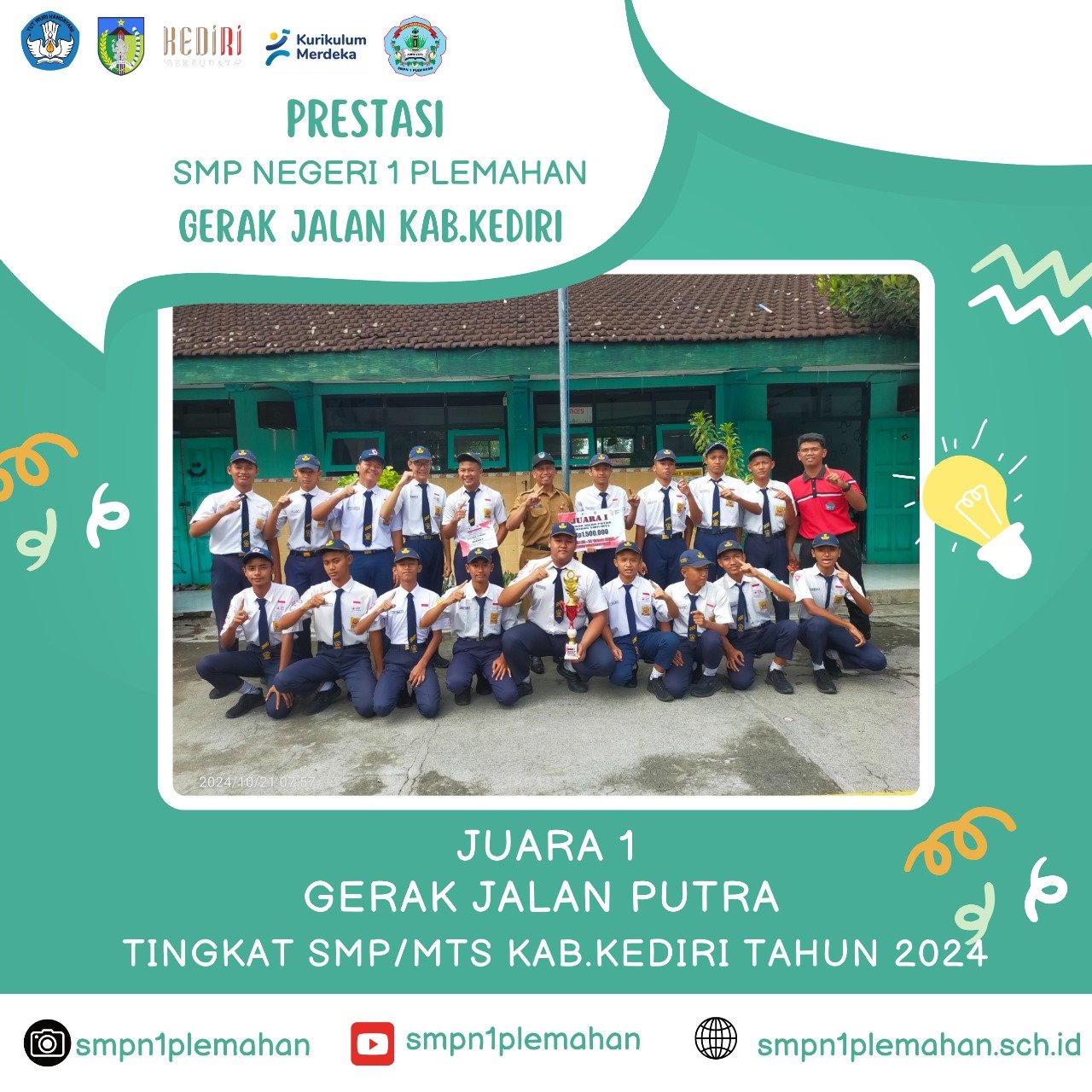 Juara 1 Gerak Jalan Putra