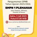 INFORMASI DAFTAR ULANG SMPN 1 PLEMAHAN TAHUN 2025